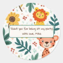 Anniversaire des enfants en forme de jungle