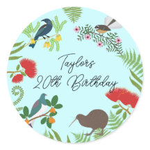 Anniversaire des oiseaux de Nouvelle-Zélande