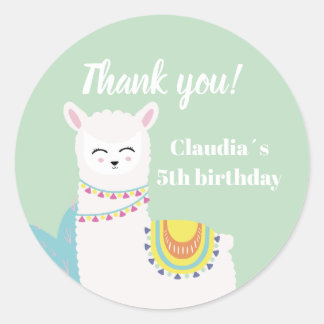 Sticker Rond Anniversaire heureux il Appelle