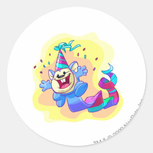 Sticker Rond Anniversaire Meerca