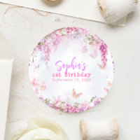 Anniversaire Papillon Floral Fantaisiste Wisteria