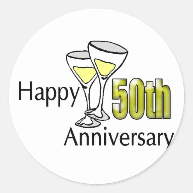 Sticker Rond Anniversary (Devant)