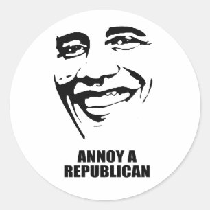 STICKER ROND ANNOTER UN RÉPUBLICAIN