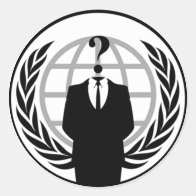 Sticker Rond Anonywear (Devant)