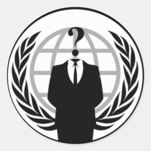 Sticker Rond Anonywear (Devant)