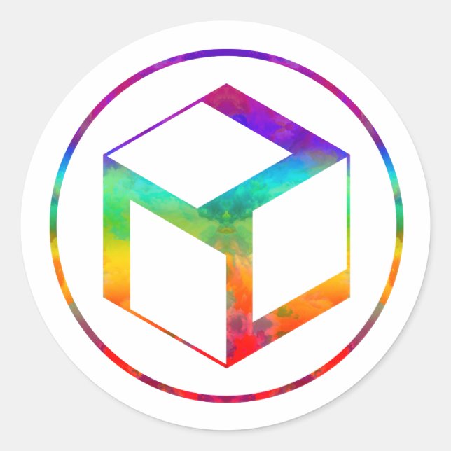 Sticker Rond Antahkarana féminine - Yin Antahkarana (Devant)