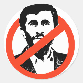 Sticker Rond Anti-Ahmadinejad