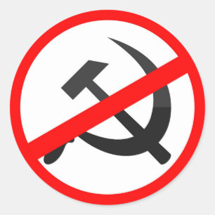 Sticker Rond Anti-communisme