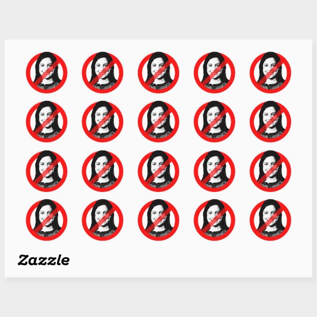 STICKER ROND ANTI ELISE STEFANIK (Feuille)