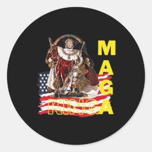 Sticker Rond Anti Joe Biden Ultra Maga Le Retour Du Grand