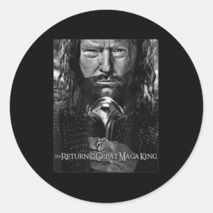 Sticker Rond Anti Joe Biden Ultra Maga Le Retour Du Grand