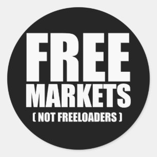 Sticker Rond Anti-Obama - pique-assiettes des marchés libres