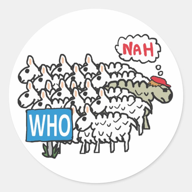 Sticker Rond Anti-OMS (Devant)