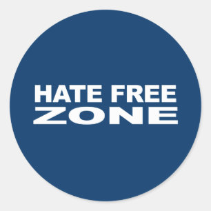 Sticker Rond Anti-Républicain - Zone Haine Free 2