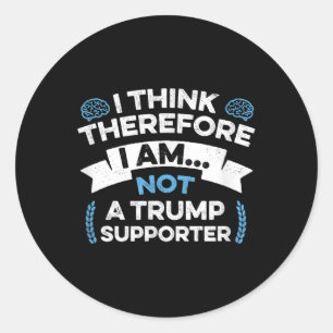 Sticker Rond Anti Trump 2020 Shirts & amp ; Cadeaux De Mek - I