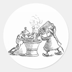 Sticker Rond Apothicaires de "brownie"