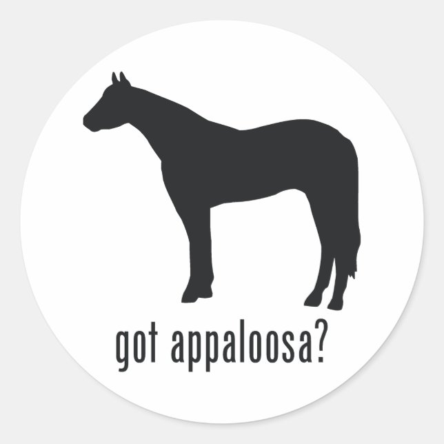 Sticker Rond Appaloosa (Devant)