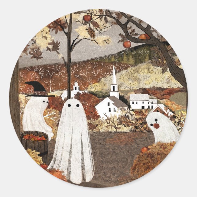 Sticker Rond Apple Orchard (Devant)