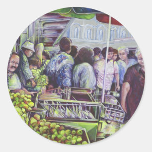 Sticker Rond Apple Pies nécessite des pommes, divers