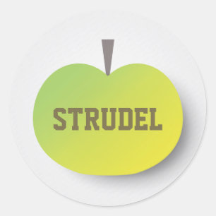 Sticker Rond Apple Strudel