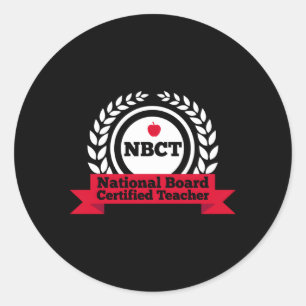 Sticker Rond Appréciation de l'enseignant certifié par le Conse