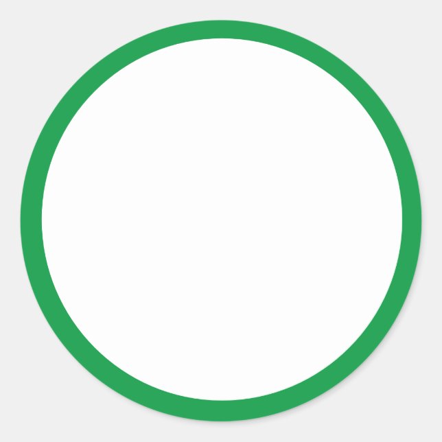 Sticker Rond Approbation verte (Devant)