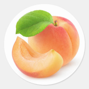 Sticker Rond Apricot