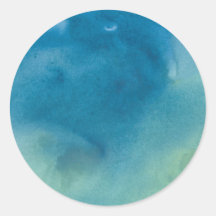 Aquarelle de marbre bleu et vert
