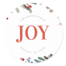 Aquarelle Hiver Floral Garland