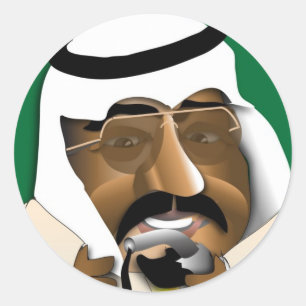 Sticker Rond Arabie saoudite