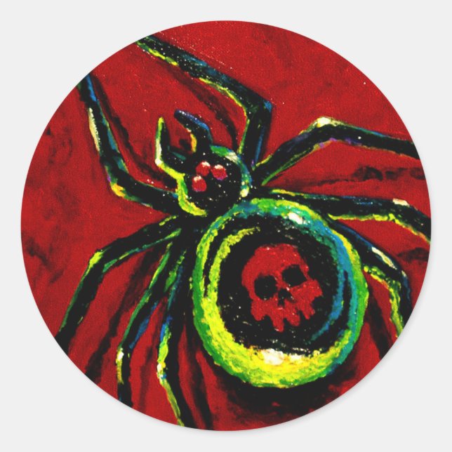 Sticker Rond Araignée (Devant)