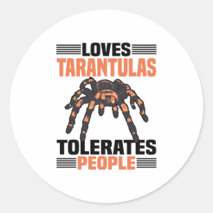 Sticker Rond Araignée de Tarantula   Animaux Tarantulas Araigné