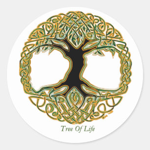 Sticker Rond Arbre De Vie