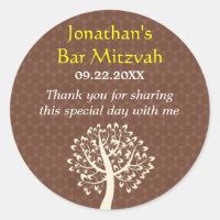 Arbre de vie Star de David Bar-Bat mitzvah