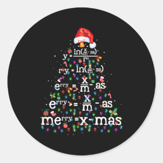Sticker Rond Arbre mathématique