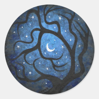 Sticker Rond Arbre Mistery