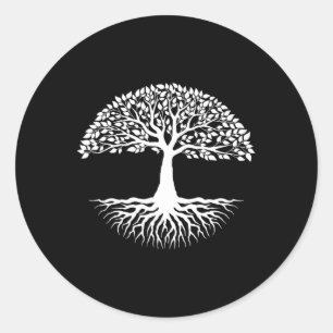 Sticker Rond Arbre Racines De La Vie Cool Mère Jour des terres