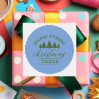 Arbres de Noël frais de ferme