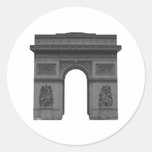 Sticker Rond Arc de Triomphe : 3D Modèle :