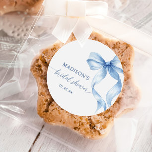 Sticker Rond Arc en ciel poussiéreux Elle noue le nœud Shower d