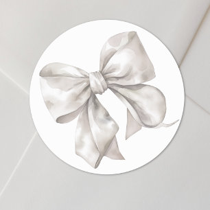 Sticker Rond Arc Simple Pour Mariage Ou Baby Shower