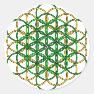 Sticker Rond Archangel Raphael3