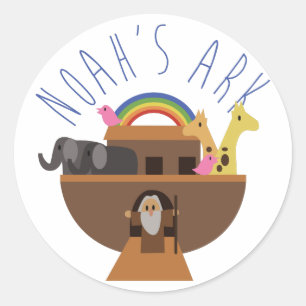 Sticker Rond Arche de Noé