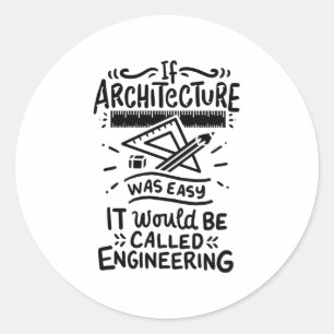 Sticker Rond Architecture