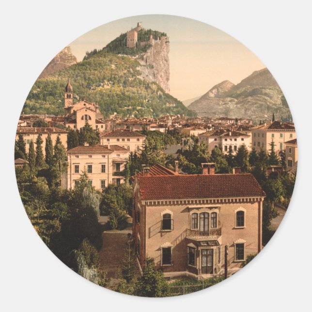 Sticker Rond Arco III, Trentin-Haut-Adige, Italie (Devant)