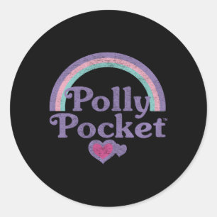 Sticker Rond Arcs-en-ciel Polly Pocket