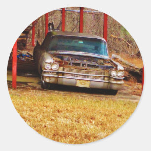 Sticker Rond Argent 1963 Sadan Deville