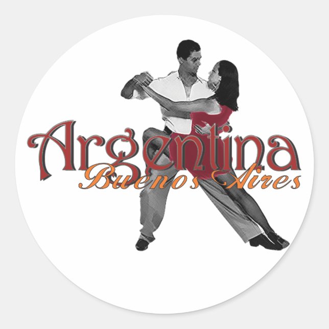 Sticker Rond Argentine (Devant)