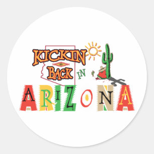 Sticker Rond Arizona
