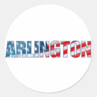 Sticker Rond Arlington